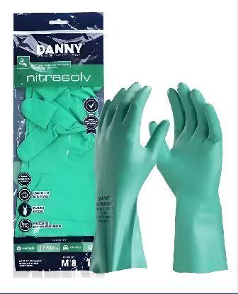 Luva Nitrílica Forrada Nitrasol - Verde - CA 25313 - DANNY - Luvas